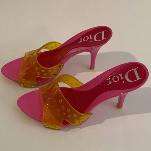 DIOR Vintage 90’s Logo High Heels - Picture 5 of 5